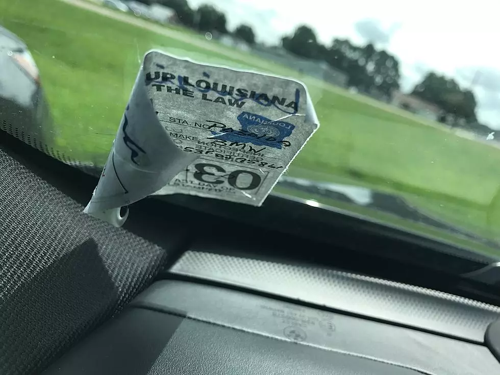 New Louisiana Inspection Stickers Now Available After Old Ones Were Peeling Off