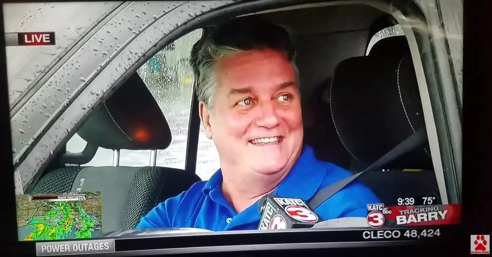 Man Live On KATC During Barry Proves Why Cajuns Are The Best Folks On Earth [Video]