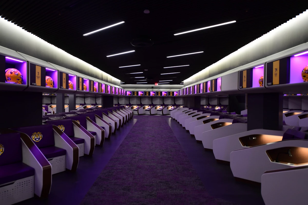 LSU Football Unveils Insane New Locker Room