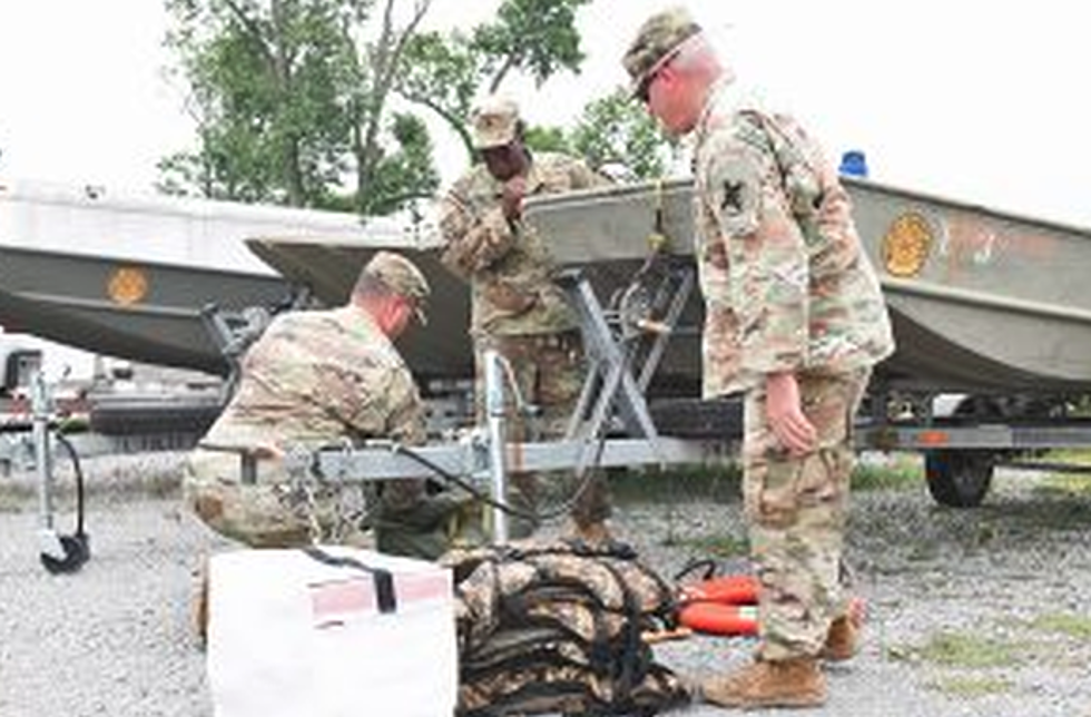 Louisiana National Guard Prepping For Storm Recovery