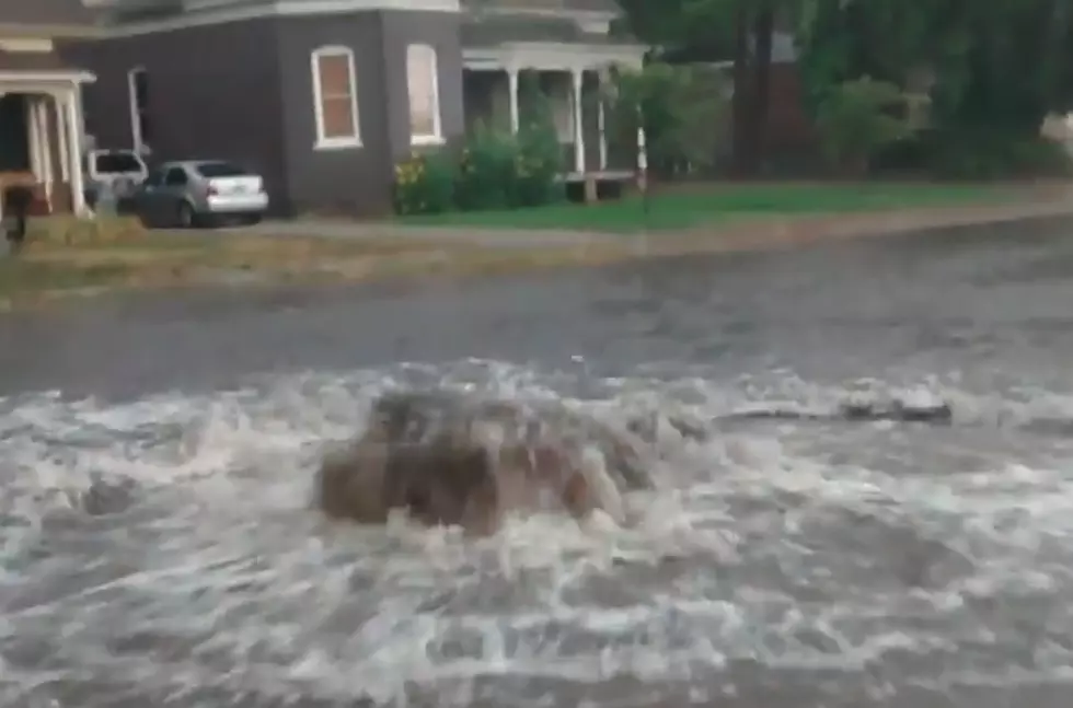 Summer Storm Creates Geyser Out Of NOLA Manhole Cover