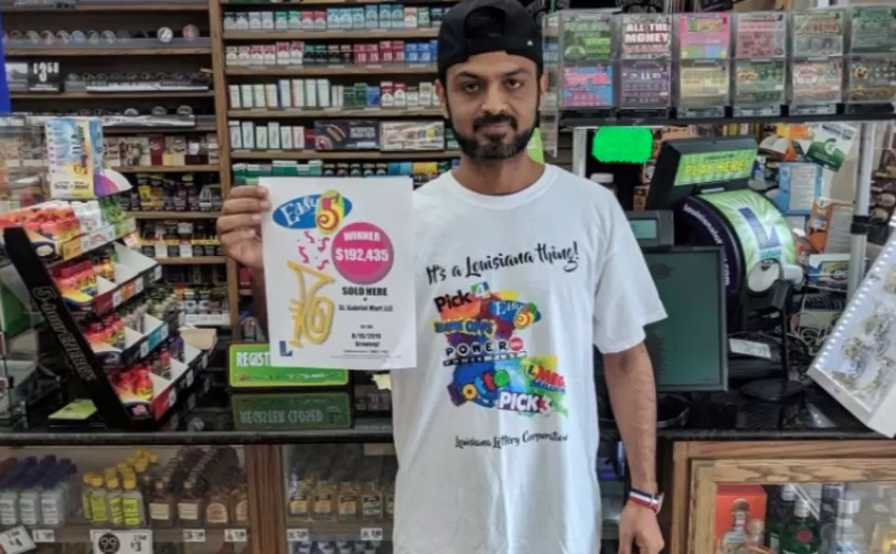 Iberville Parish Man Cashes In On $192K Lottery Ticket