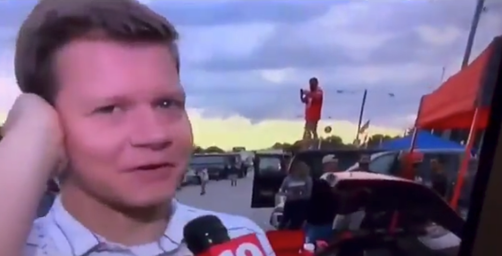 Cleveland Browns Fan Falls Off Van &#8212; TV Crew Catches It Live [Video]