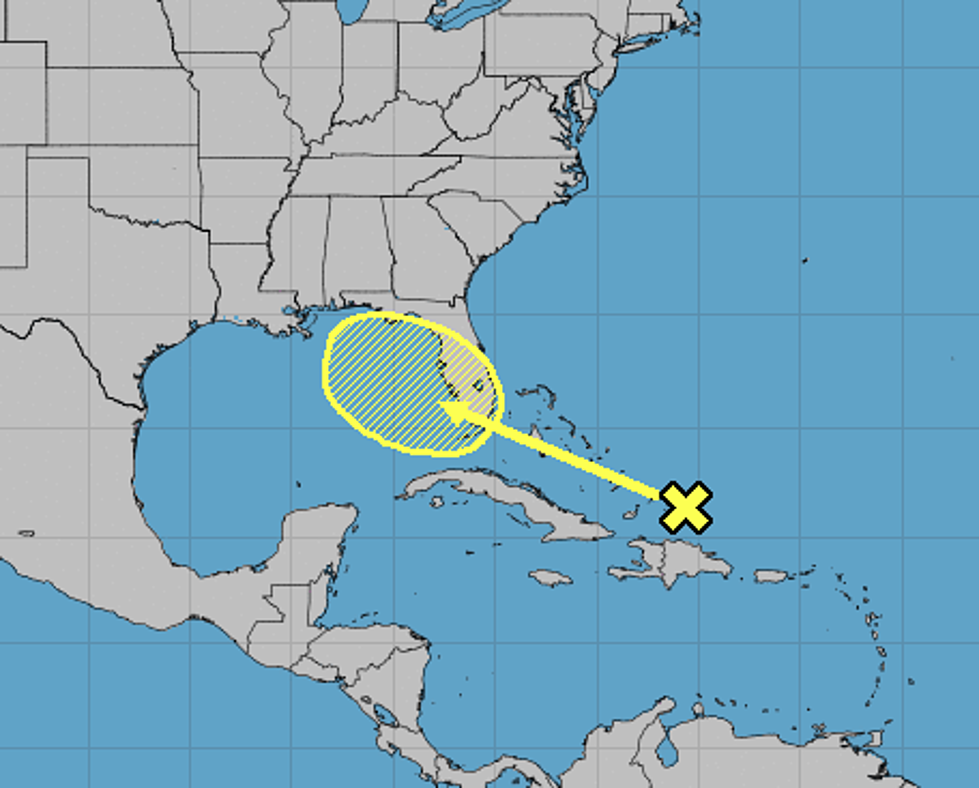 Tropical System Forecast To Move Into The Gulf This Week