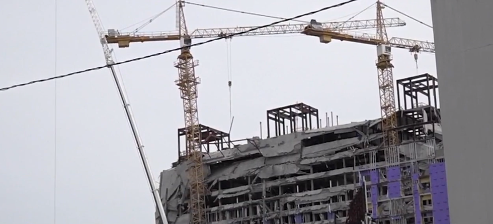 Hard Rock Hotel Crane Demolition Left A Mess On French Quarter Streets