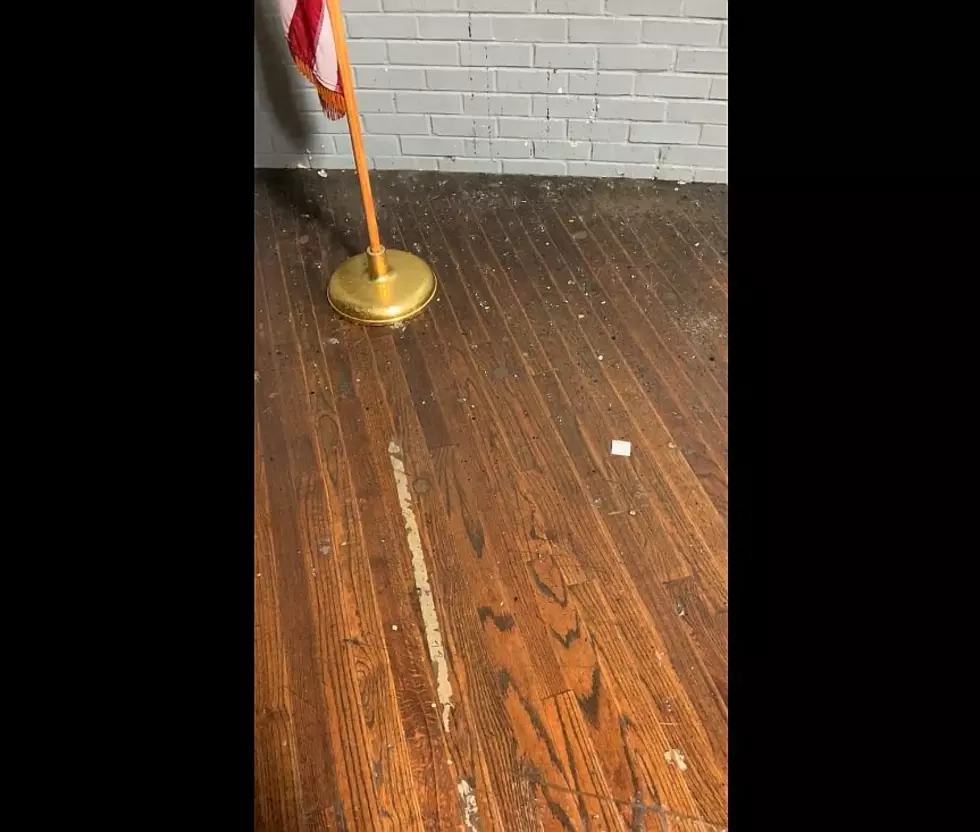 Lafayette High&#8217;s Auditorium Leaks Rainwater During Yesterday&#8217;s Showers [Video]