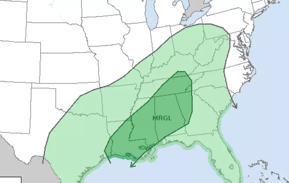 Risk of Severe Storms in Acadiana Today and Tonight