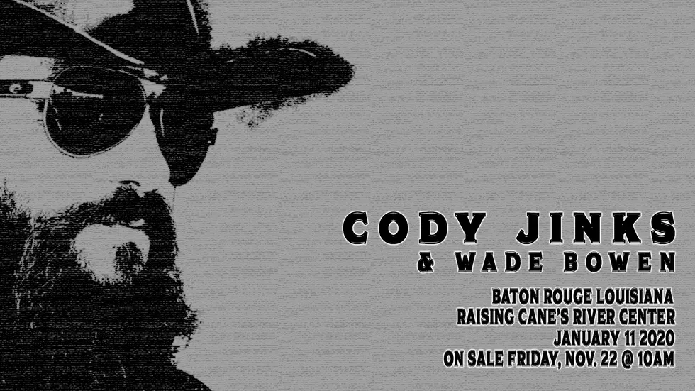 Cody Jinks Announces Baton Rouge Show