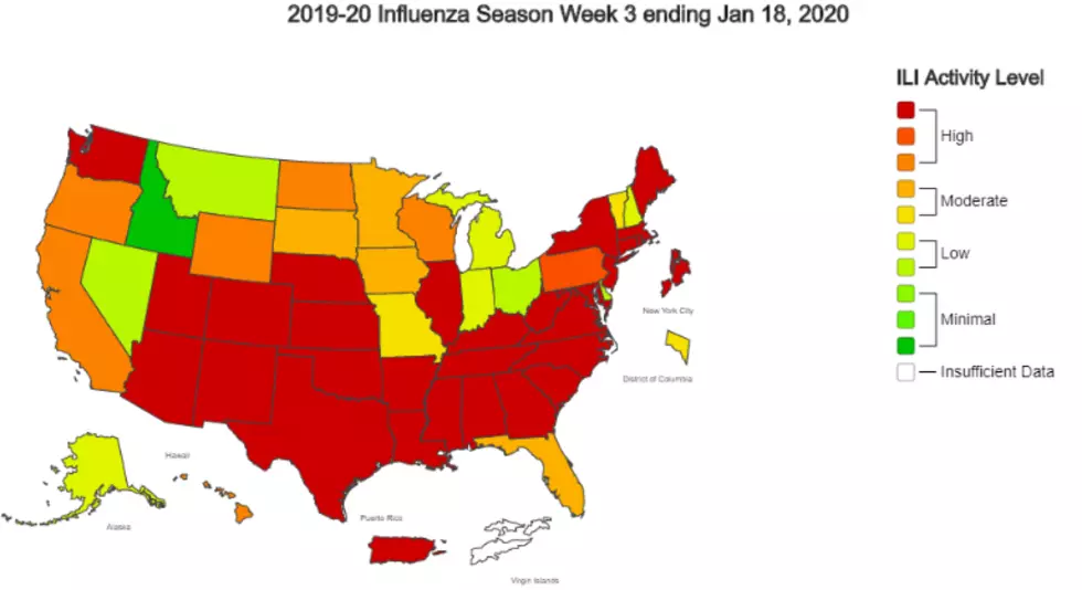 Flu Activity Remains High in Louisiana and Acadiana