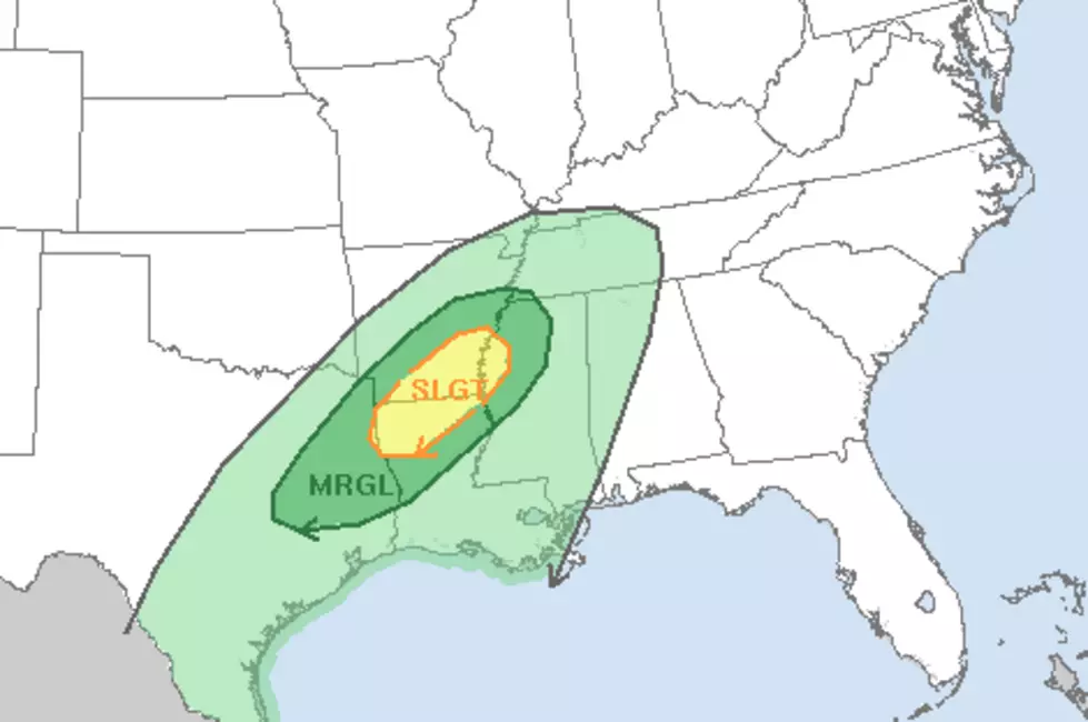 Severe Weather Threat Minimal Across Acadiana Tonight and Tuesday