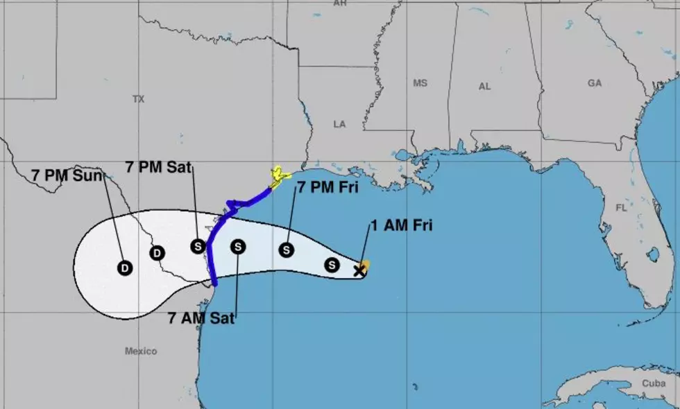 Gulf System Upgraded to Tropical Storm Hanna