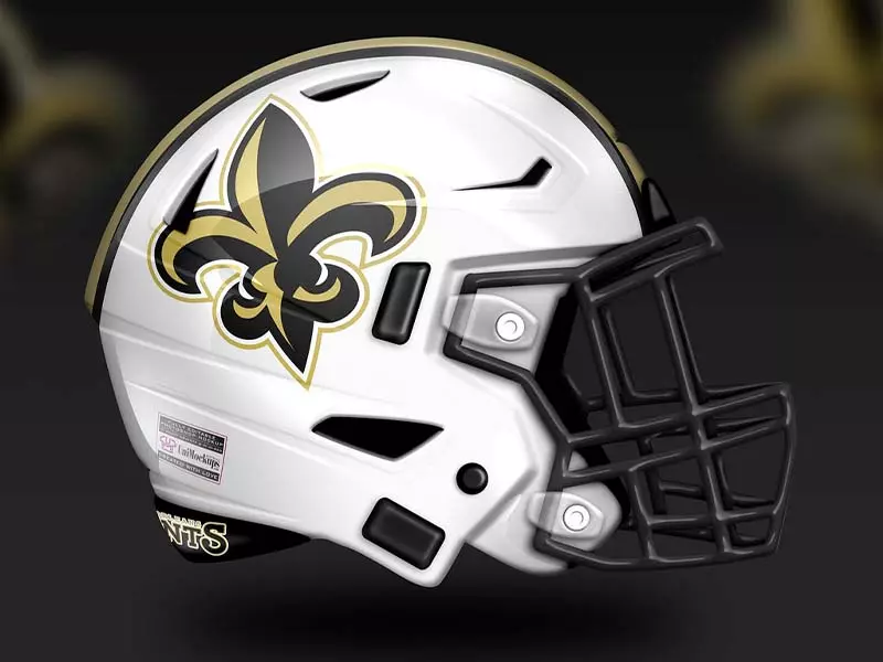 These Two Redesigned New Orleans Saints Helmets Are On Point