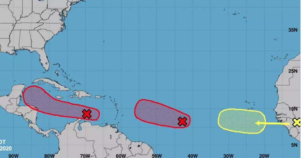 Three Tropical Systems Now Being Watched for Development