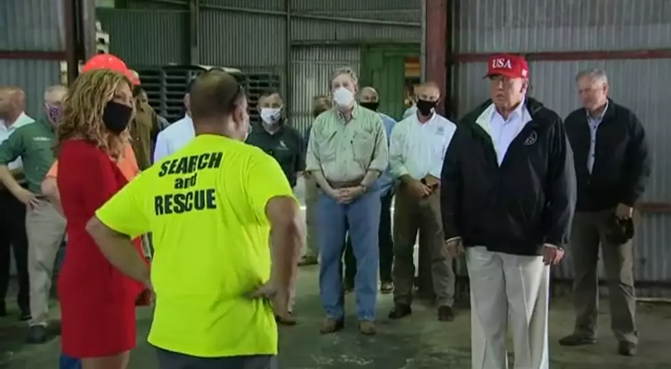 President Trump Arrives in Lake Charles to Survey Damage From Hurricane Laura [Video]