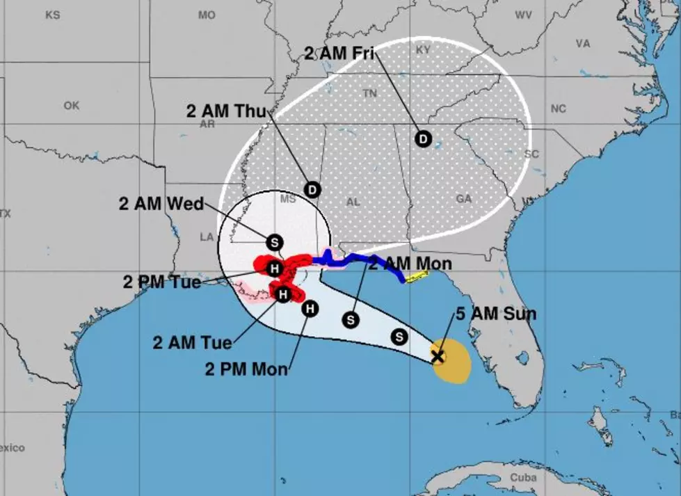 Hurricane Warning Posted for Louisiana Coast
