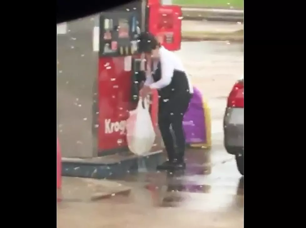 Video of Woman Pumping Gas Into a Plastic Shopping Bag [Watch]