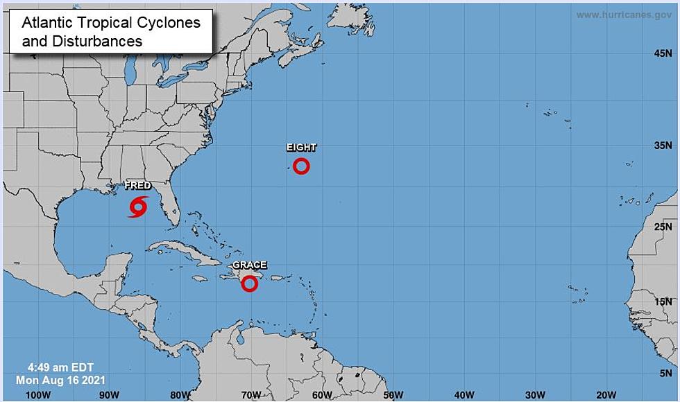 Tropical Update &#8211; Fred Heads for Florida, Grace&#8217;s Track Uncertain