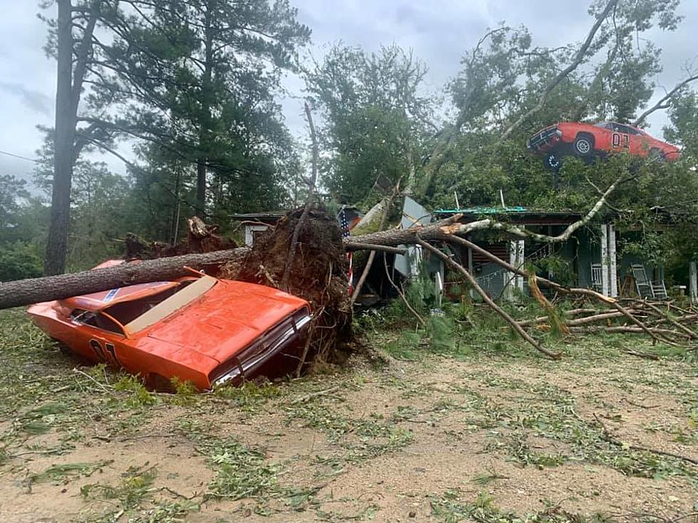 John Schneider Posts Picture of General Lee Smashed from Hurricane Ida