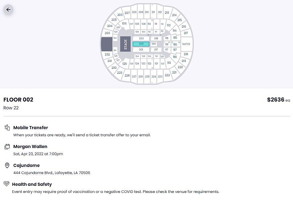 No, Tickets for Morgan Wallen's Cajundome Concert are Not $2,000