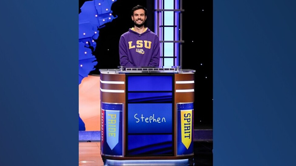 Lafayette Native, LSU Student Stephen Privat Finishes 2nd in College Jeopardy Semi-Finals
