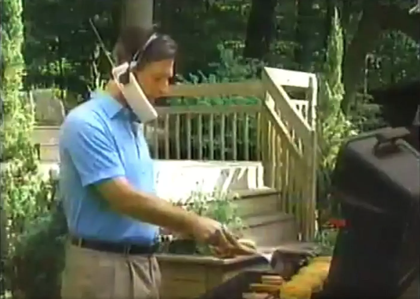 Hands-Free Telephone Headset Commercial From 1993