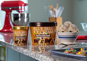 Blue Bell’s New Monster Cookie Dough Ice Cream on Store Shelves...