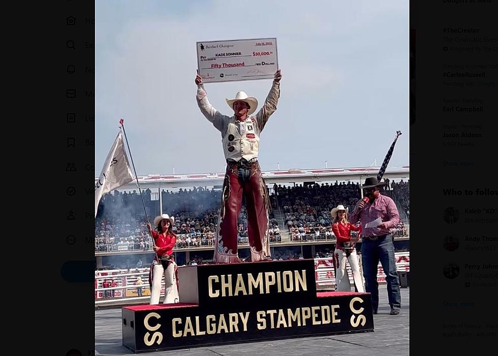 Carencro&#8217;s Kade Sonnier Wins Bareback Championship at Prestigious Calgary Stampede