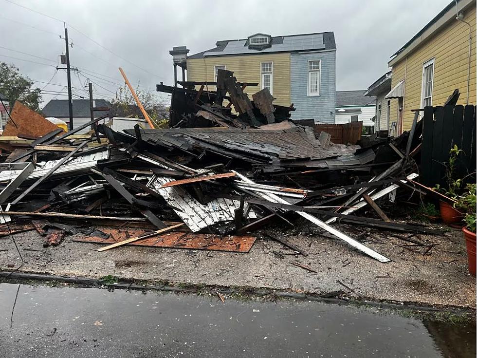 House in New Orleans Collapses During Monday’s Severe Weather