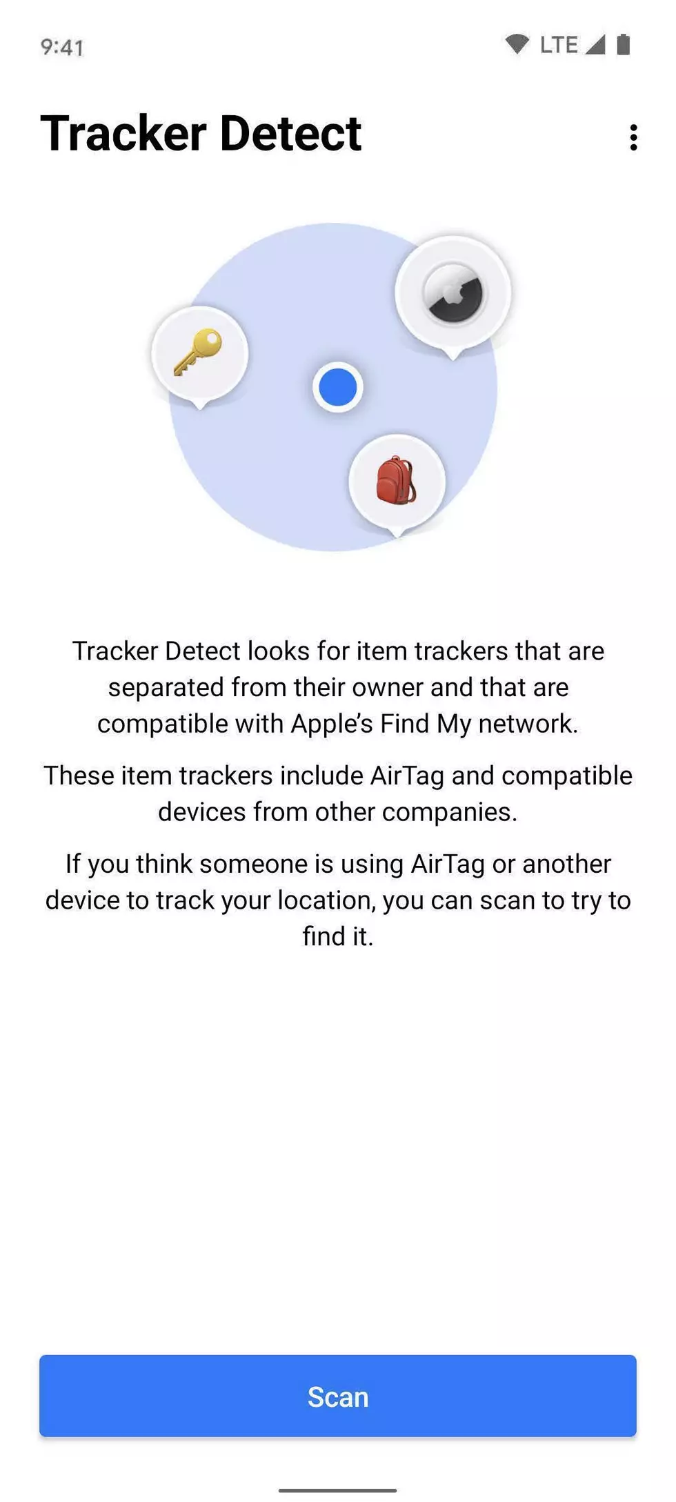 Tracker Detect App