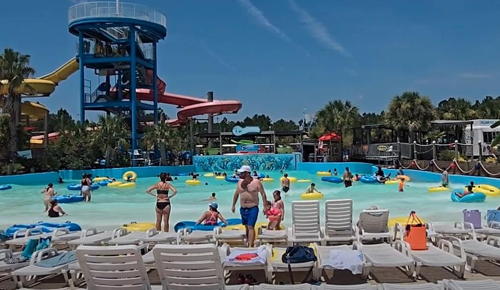view of Gulf Island Water Park in Mississippi