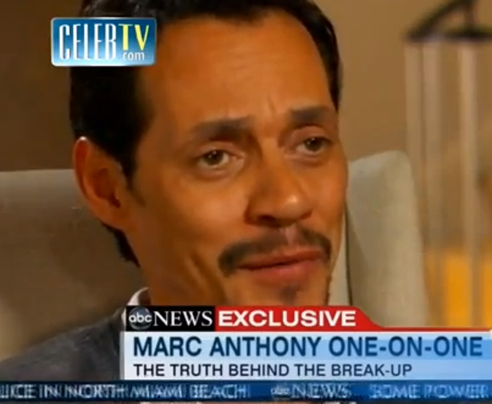 Marc Anthony Comes Clean About Separation With J-Lo [VIDEO]