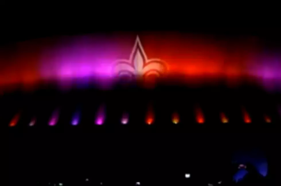 Mercedez-Benz Superdome Light Show Debut [VIDEO]