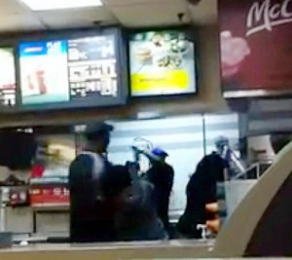 McDonald&#8217;s Cashier Beats Two Irate Female Customers With Metal Rod In Disturbing Confrontation [VIDEO]