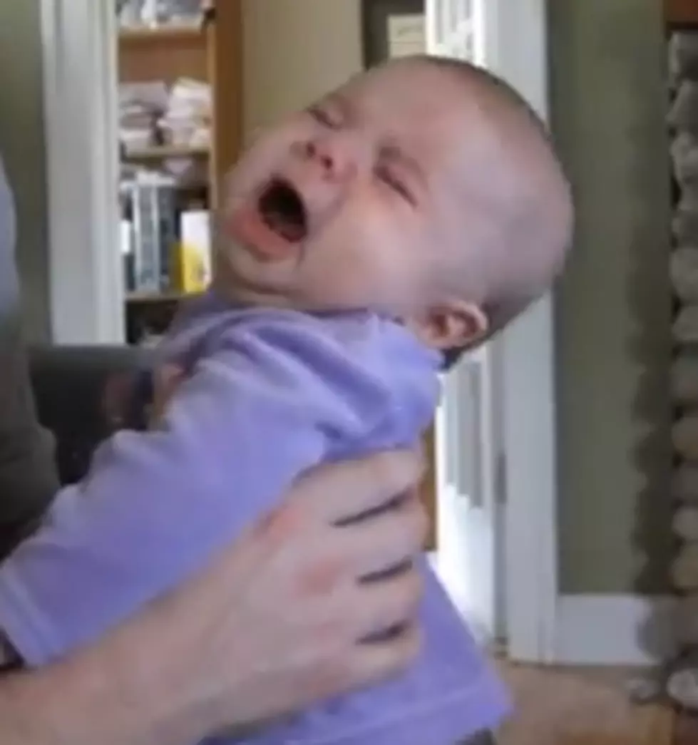 Crying Baby Loves The Sounds Of ‘Biggie’ [VIDEO]