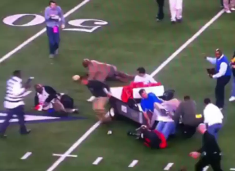 Runaway Golf Cart Plows Through Crowd Of Bystanders At Cowboys Stadium [VIDEO]