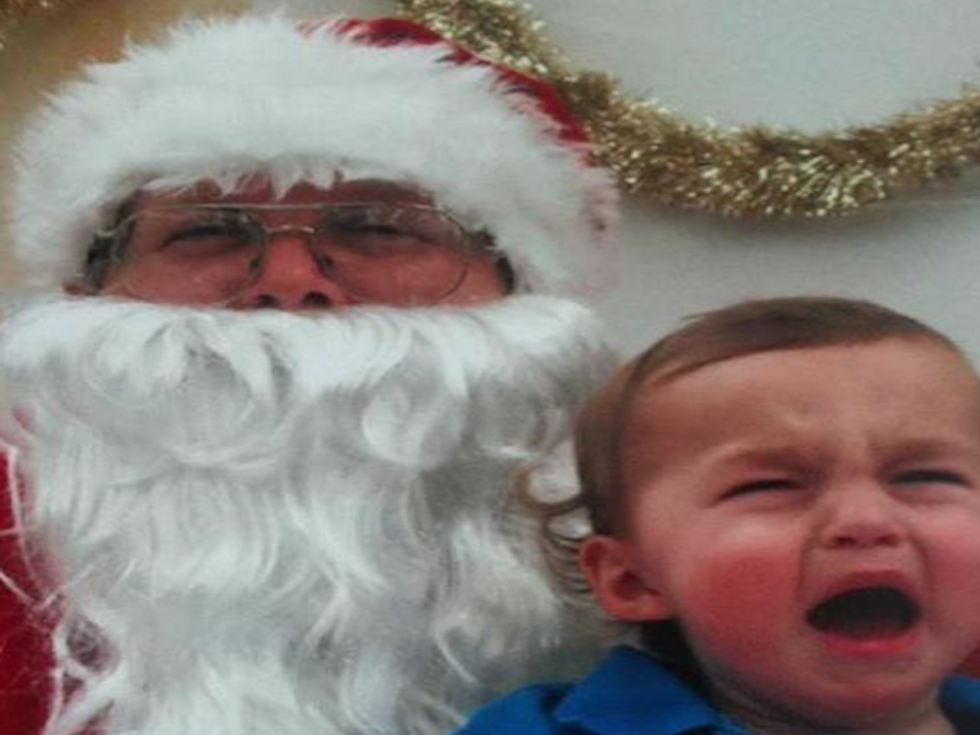 Submit Photos Of Your Kid Crying While On Santa’s Lap