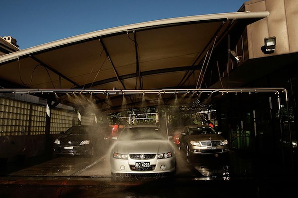 Three Guys Try Taking a Shower Through a Car Wash
