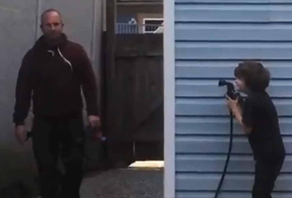 Jimmy Kimmel YouTube Challenge For Father’s Day: Spray Dad With The Hose [VIDEO]