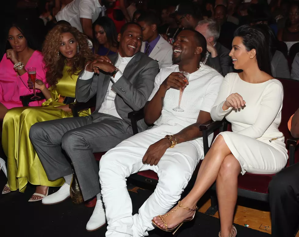 Beyonce + Jay-Z + Kanye West + Kim Kardashian At The 2012 BET Awards – Caption This Photo!