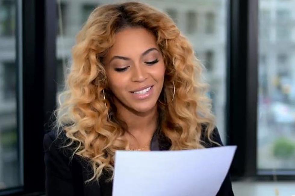 Beyonce Reads Open Letter to Michelle Obama in Campaign Video