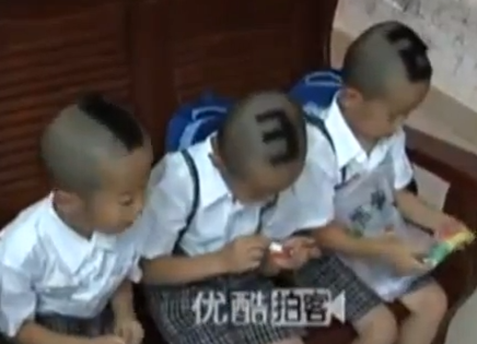 Mom Shaves Numbers Onto Kid’s Heads To Help Tell Them Apart [VIDEO]