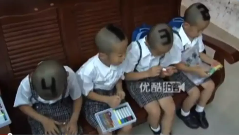 Mom Shaves Numbers Onto Kid&#8217;s Heads To Help Tell Them Apart [VIDEO]