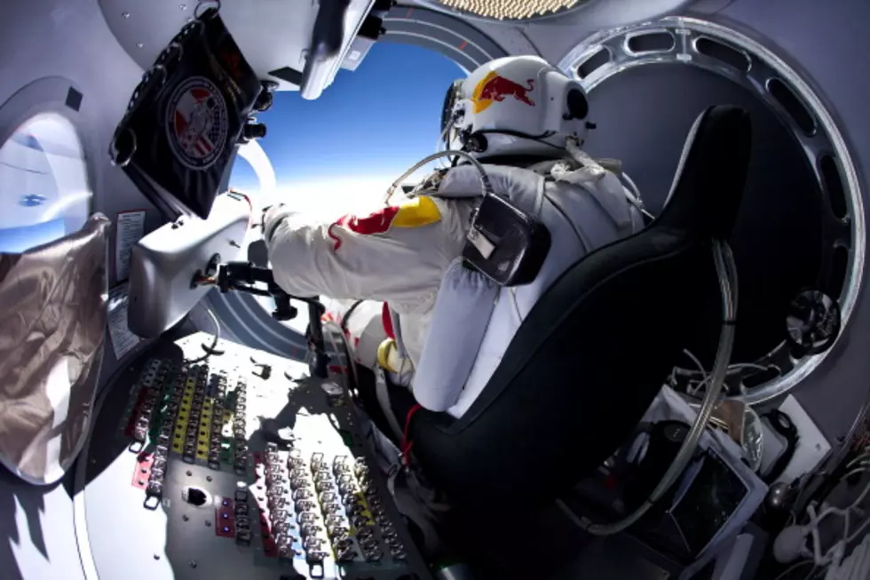 First Head Cam Shot Of Space Jumper Felix Baumgartner  [VIDEO]