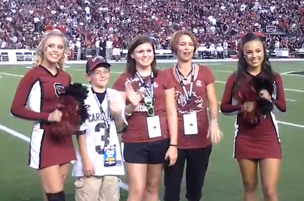Soldier Surprises Family At South Carolina Football Game [VIDEO]