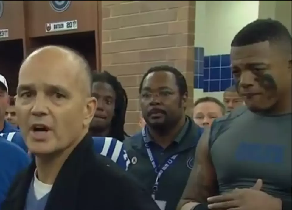 Colts Head Coach Chuck Pagano Delivers An Emotional Speech Following Victory [VIDEO]