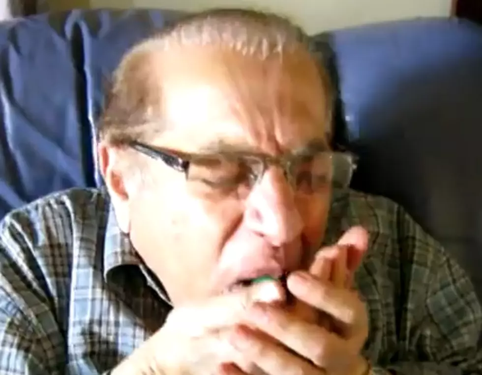 Watch As A Grandpa Reacts To Eating A Sour Candy [VIDEO]