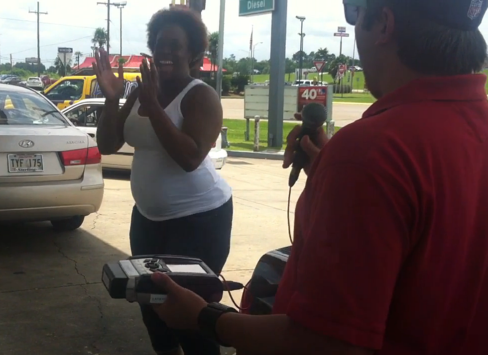 Tarunye Kanonu Nailed The Hot 107.9 ‘Perfect Pump’ To Win A $1000 Gas Card [VIDEO]