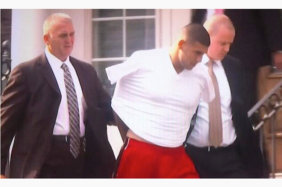 New England Patriots Aaron Hernandez Arrested At His Home, Taken Away By Police In Handcuffs