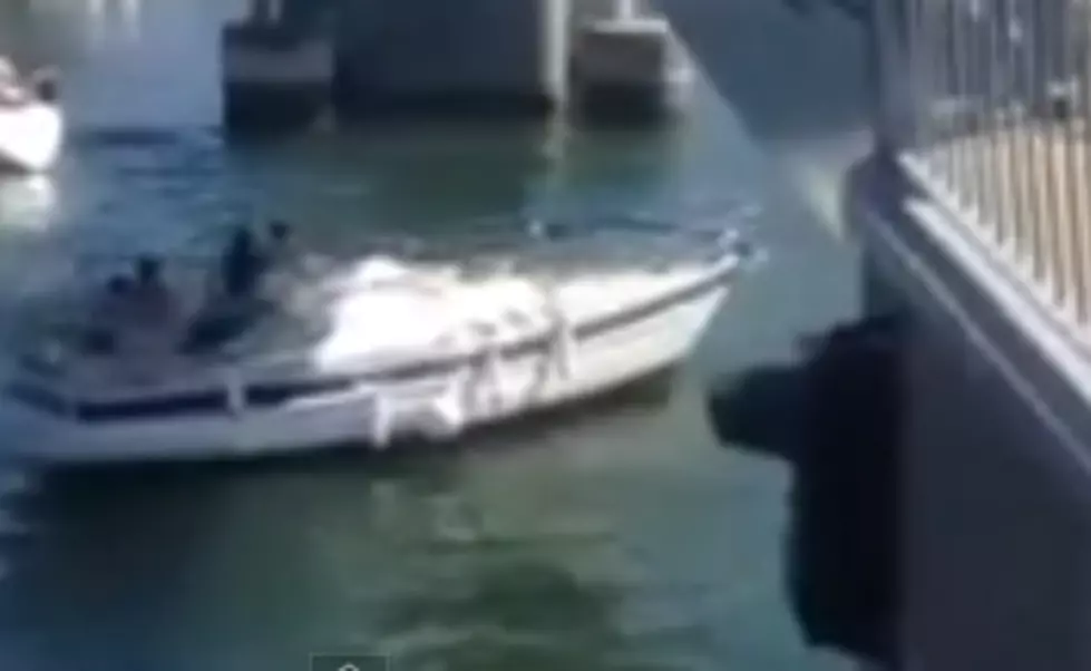 Sailboat Hits Drawbridge As Bridge Descends [VIDEO]