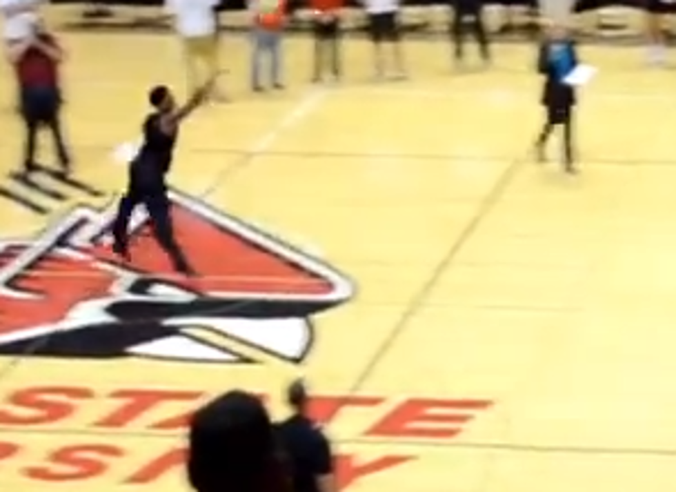 Freshman At Ball State University Makes Half Court Shot, Wins Free Tuition [VIDEO]